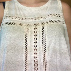 BRAND NEW GAP tank with lace accents